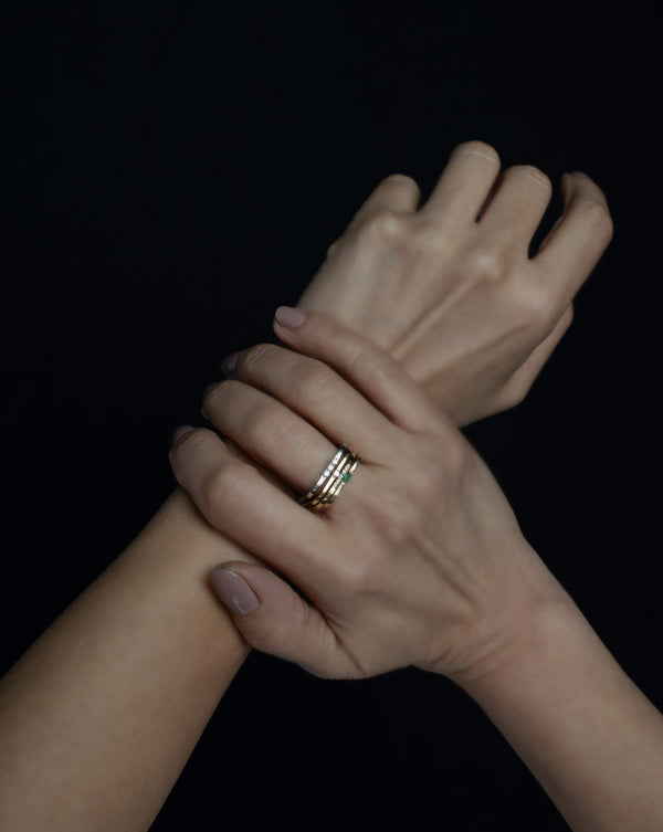 Sun light square ring