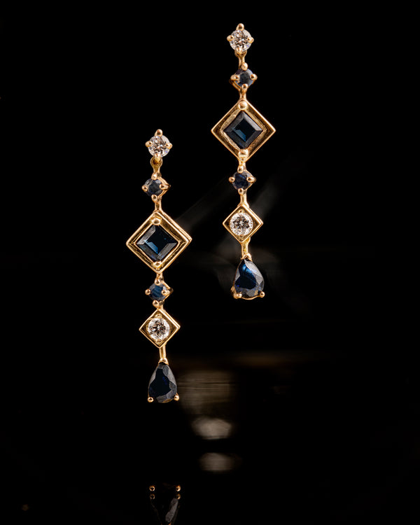 Blue errings