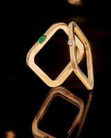 Golden hour square ring