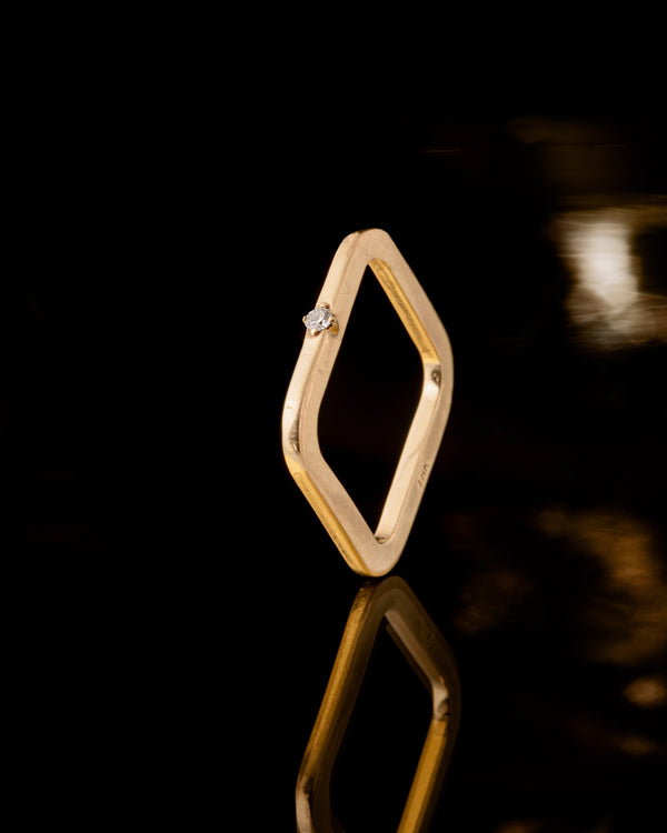 Sun light square ring