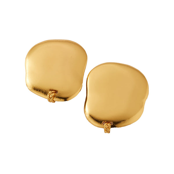 ARETES PIETRA CON TRENZA FLOTANTE