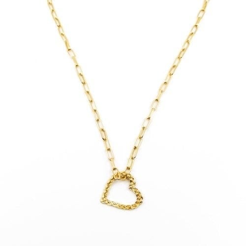 COLLAR BRAIDED LOVE BIG LINKS CHAINS